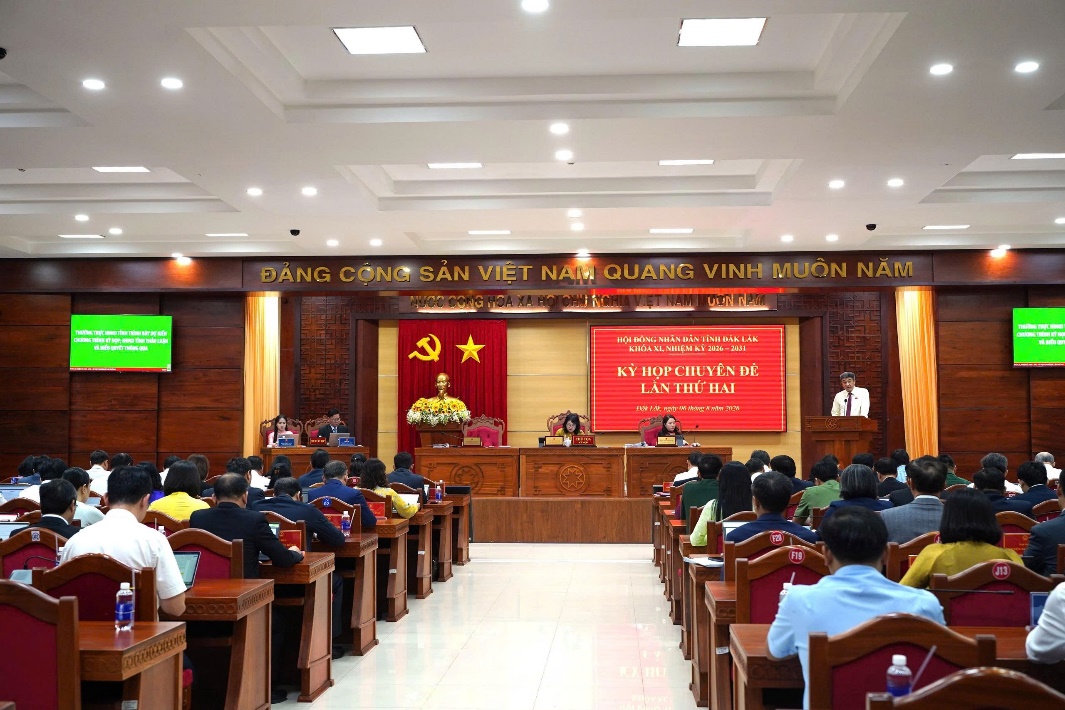 THÔNG CÁO BÁO CHÍ Về Kỳ họp Chuyên đề lần thứ Ba, Hội đồng nhân dân tỉnh Đắk Lắk  khóa XI, nhiệm kỳ 2026 – 2031